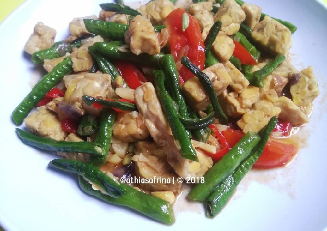 Tumis Terasi Tempe Kacang Panjang Cocok Buat Buka Puasa