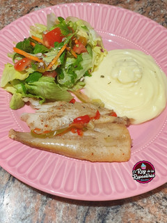 Una foto de Colita de rape al horno