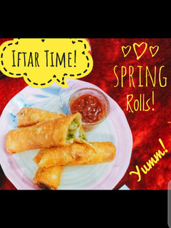 A picture of Chicken spring Roll!.
