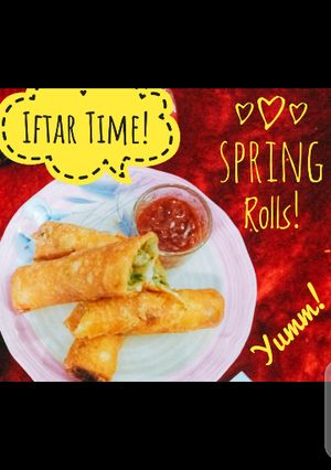A picture of Chicken spring Roll!.