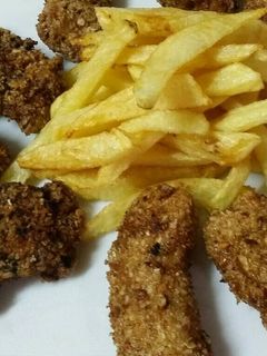 صورة لوصفة أصابع الدجاج المقرمشه