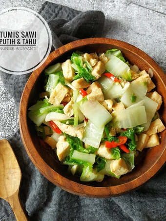 Cara Gampang Membikin Resep Tumis Sawi Putih dan Tahu yang Uenak Anti Ribet, Menggugah Selera