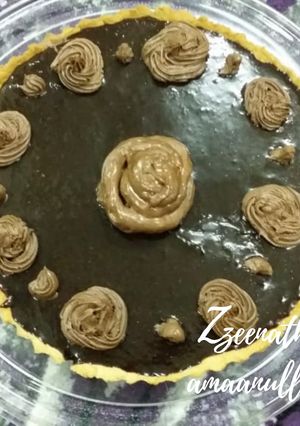 A picture of No Bake Chocolate Tart.
