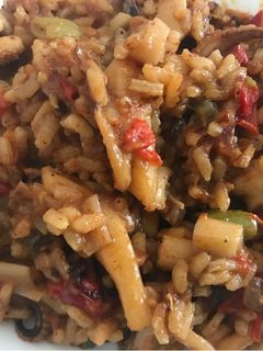 Una foto de Arroz “pelat” de Sepia