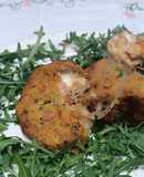 Hamburger di recupero di buccia di zucca con cuore filante