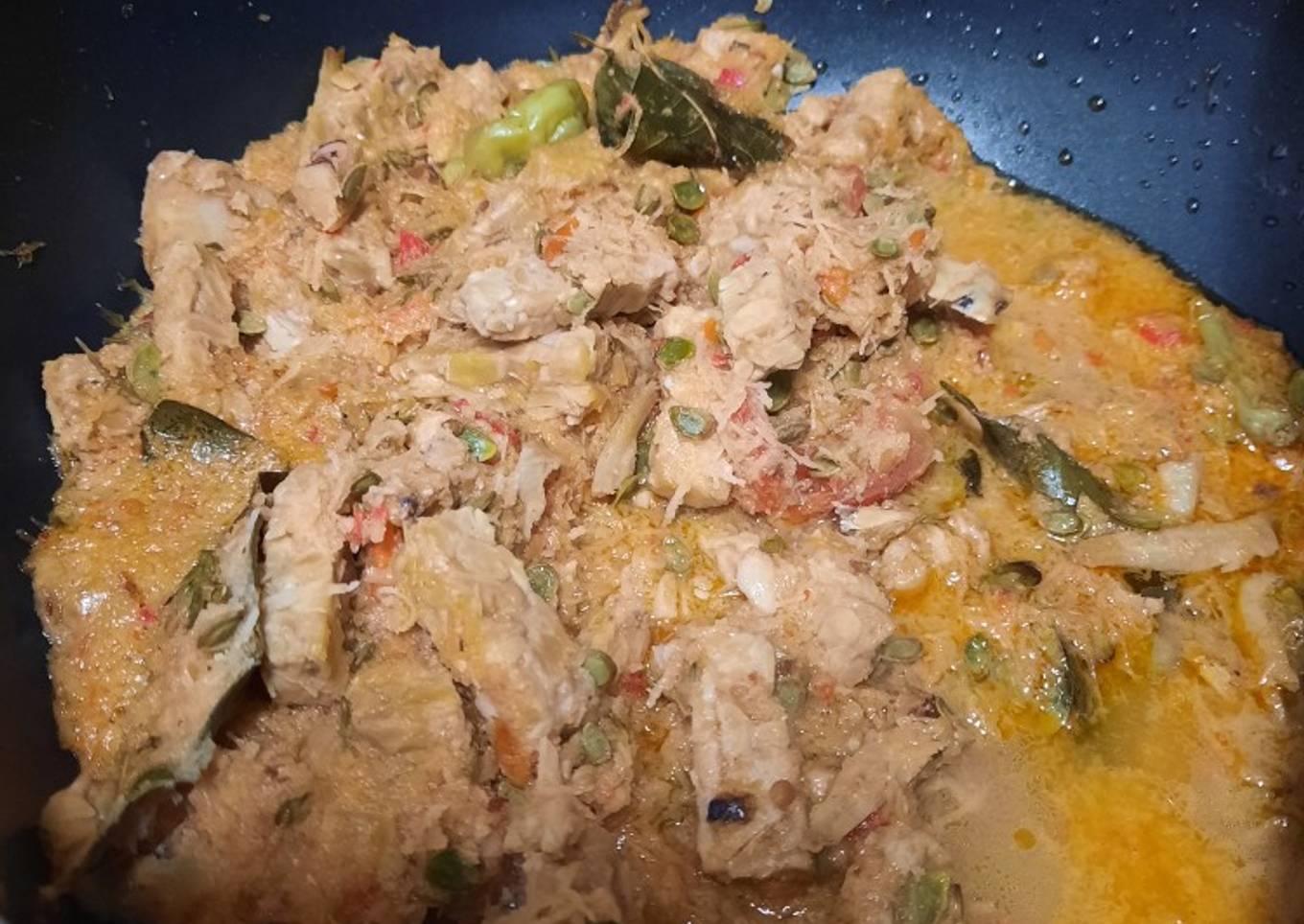 Bothok tempe lamtoro tanpa bungkus