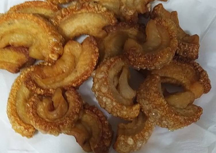 Cortezas de cerdo fritas Receta de Clemente Sánchez- Cookpad