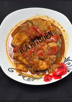 A picture of Cat fish pepper soup.