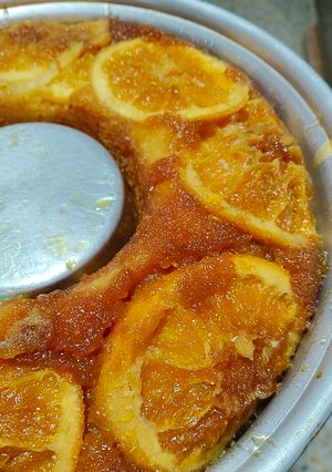 صورة لوصفة 🇩🇿كيكة أو مقلوبة بالبرتقال🤤🇩🇿