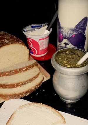 Una foto de Pan lactal