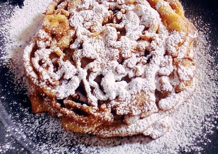 Steps to Prepare Any-night-of-the-week Funnel Cake