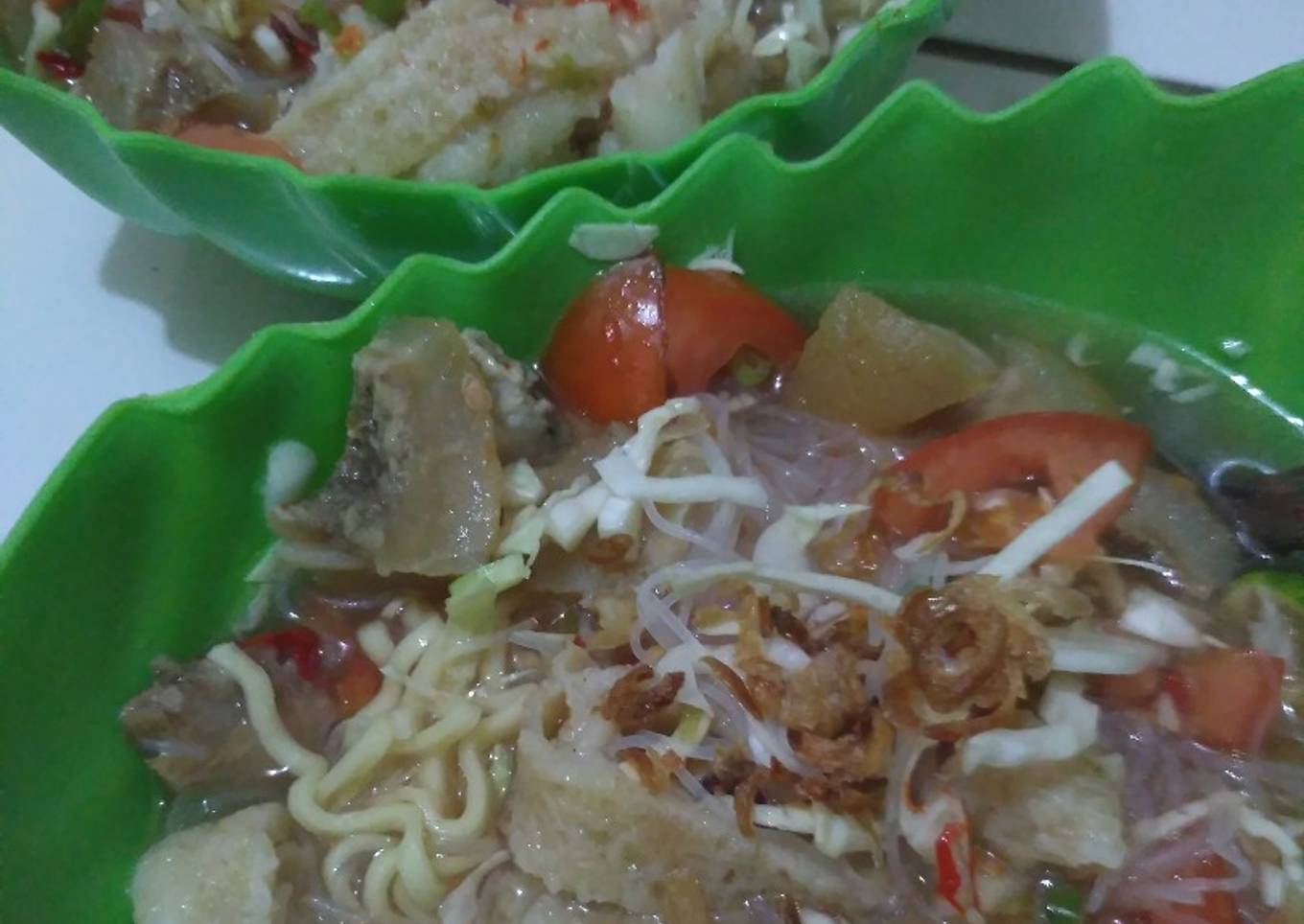 Soto mie kuah bening ala-ala