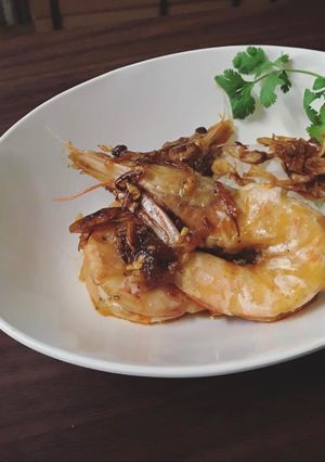 รูปของ กุ้งทอดซอสมะขาม