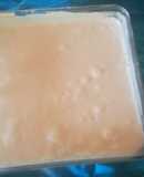 Gelatina de yogurt de piña coco