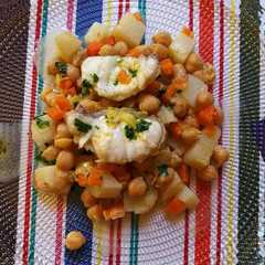 Una foto de Garbanzos con rape