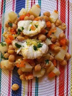 Una foto de Garbanzos con rape