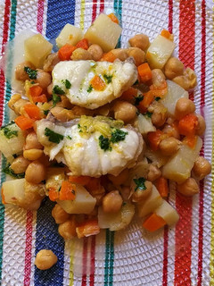 Una foto de Garbanzos con rape