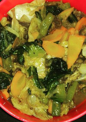 Foto resep Capjay sayur dan tulang ayam