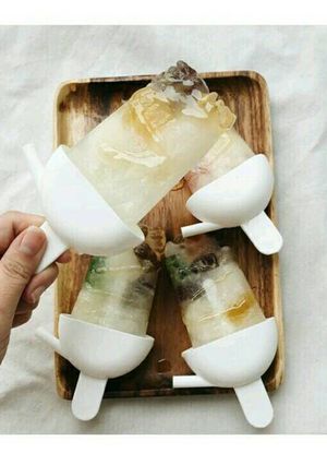 Foto resep Es KrimSoda Jeruk Nipis Plus Madu