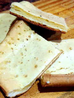 Una foto de "Fainá" de queso