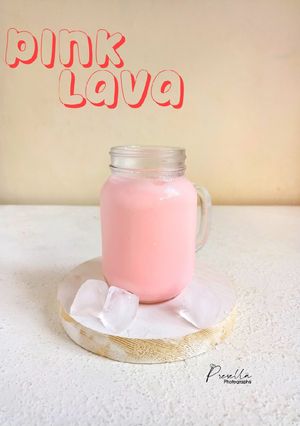 Foto resep Pink Lava (Minuman ala Richeese)