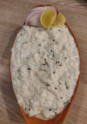 A picture of Curd rice.