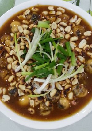 Hình của món Trứng cút lộn sốt me.