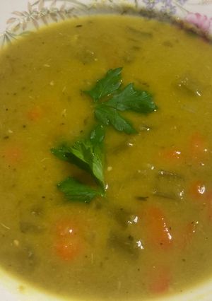 Φωτογραφία της συνταγής Green split peas soup