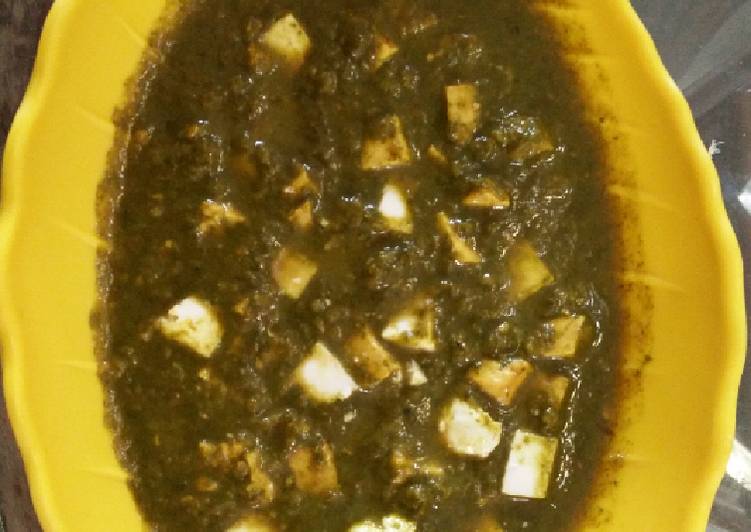Easiest Way to Make Yummy Palak paneer