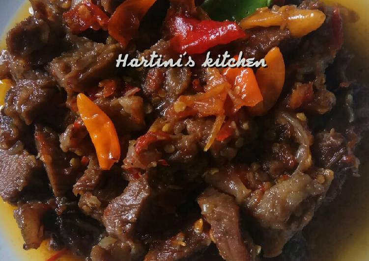 Resep 137.Oseng mercon jogja yang Sempurna