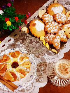 عکسی از دستور پای سیب و دارچین(کیک سیب و دارچین)