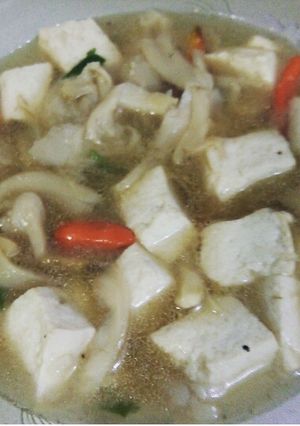 Foto resep Sup tahu jamur