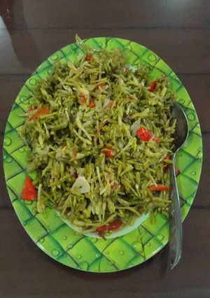 Foto resep Tumis bunga pepaya teri