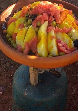 صورة لوصفة طاجين رائع 👌🤤🤗