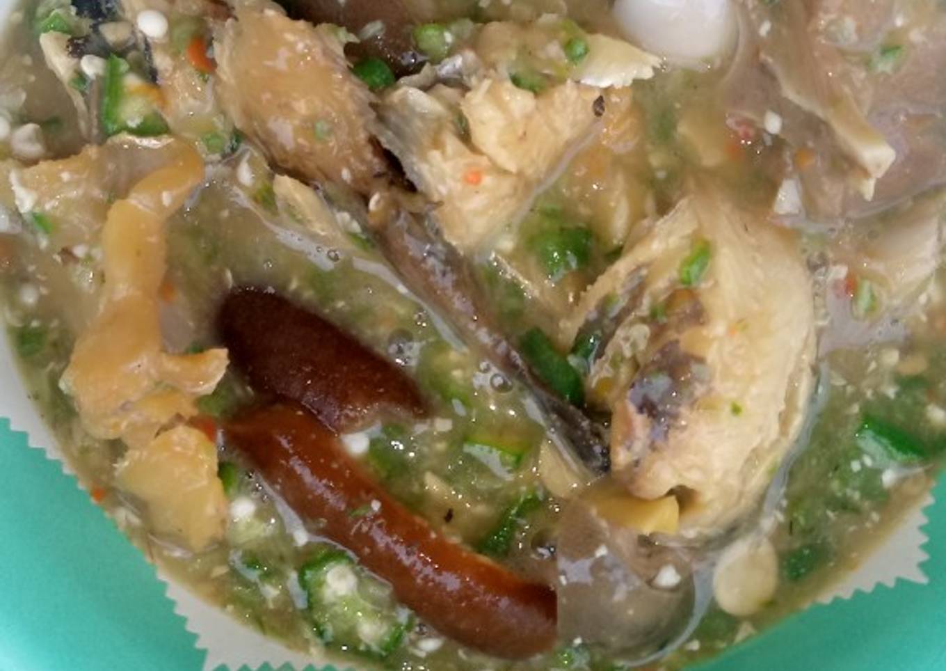 Blender Okro Soup