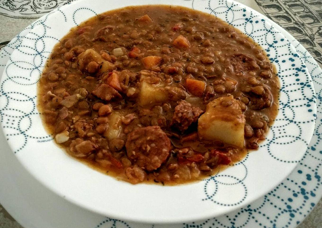 Lentejas con chorizo