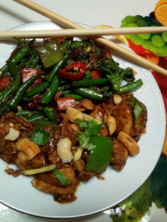 A picture of Stir Fry Chicken & Vegs#Easter special Dish.