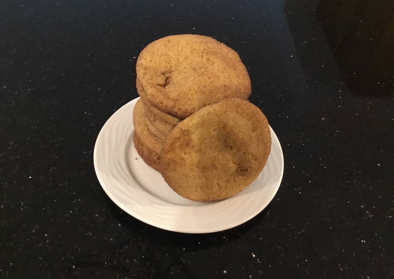 Snickerdoodle Cookies with a Soft Chewy Vanilla Caramel Center