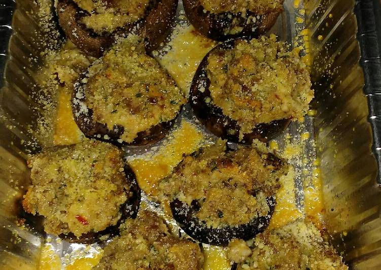 Simple Way to Prepare Award-winning Sausage Stuffed Mushrooms