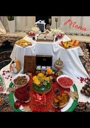 عکسی از دستور سفره یلدای من ۱۴۰۱