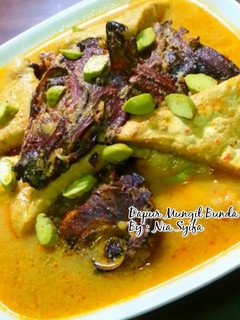 Foto resep Mangut Kepala Ikan Panggang & Tempe Gembus