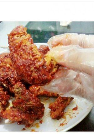 Foto resep Spicy chicken wings ala korea