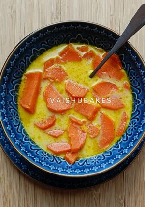 A picture of Sweet Potato Kheer (रताळ्याची खीर).