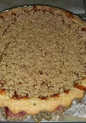 Una foto de 🍰 Torta de avena y dulce de leche 🍰