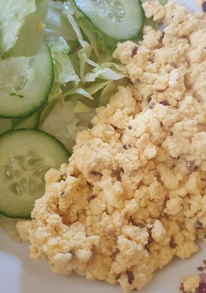 Joghurtos chilis rántotta recept fotója