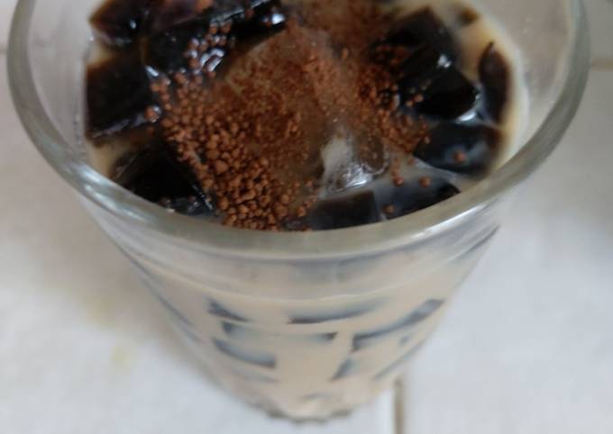 Resep Es Capcin (Cappucino Cincau), Enak Banget
