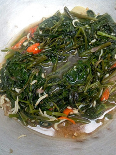 Foto resep Cah kangkung teri