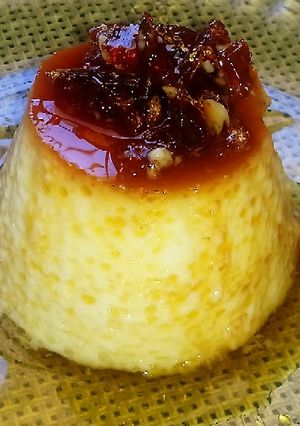 Una foto de Flan de huevo