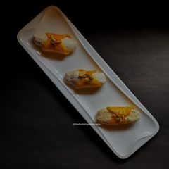 Aam Sandesh / Mango Sandesh A picture of Aam Sandesh / Mango Sandesh.