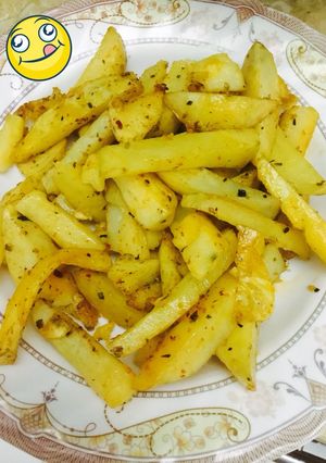 صورة لوصفة البطاطا الصحية 😻 😻 بالفرن